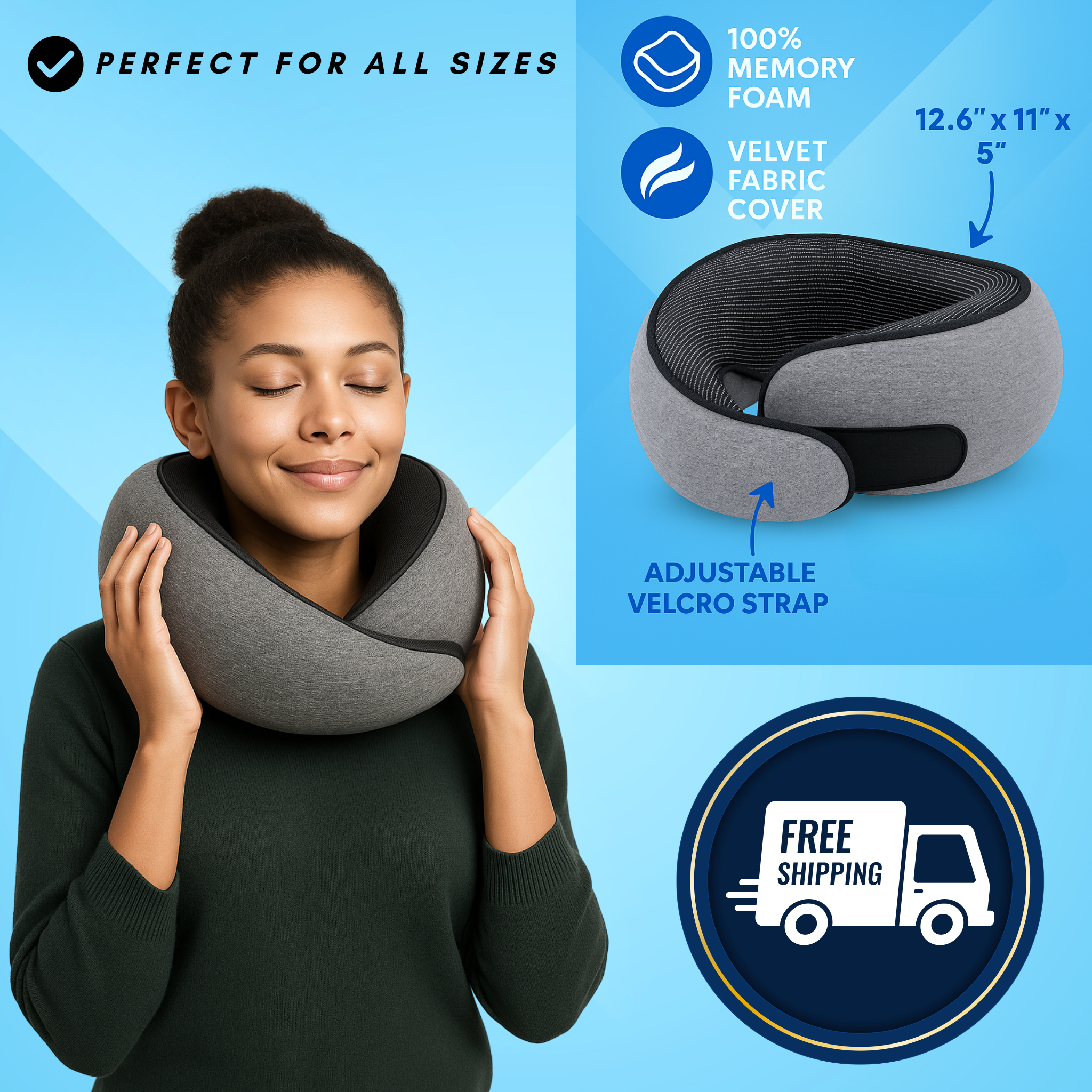 CloudRest™ Therapeutic Neck Pillow