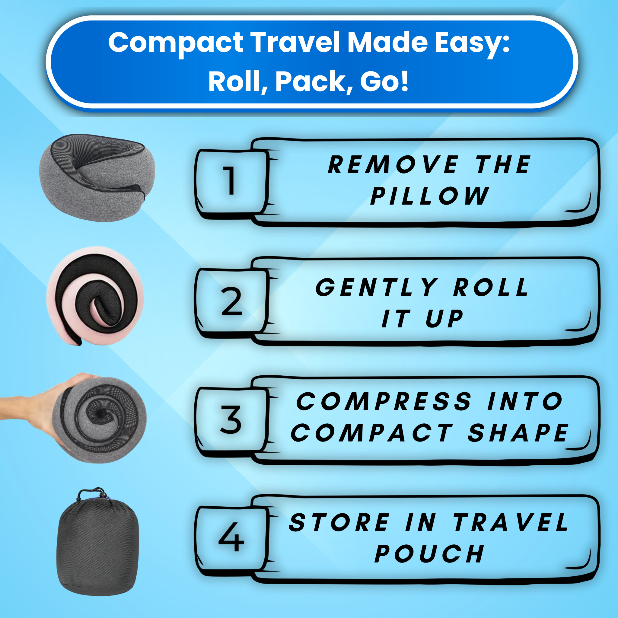 CloudRest™ Therapeutic Neck Pillow