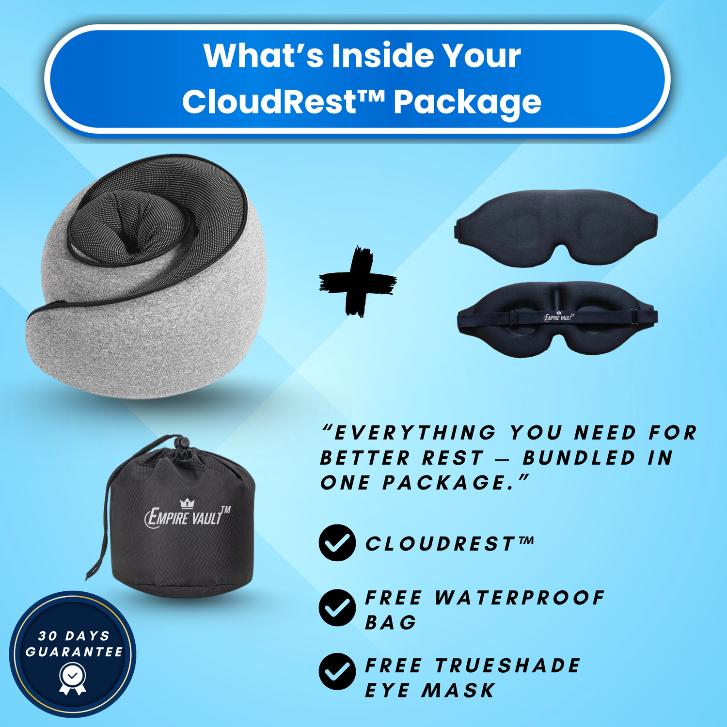 CloudRest™ Therapeutic Neck Pillow