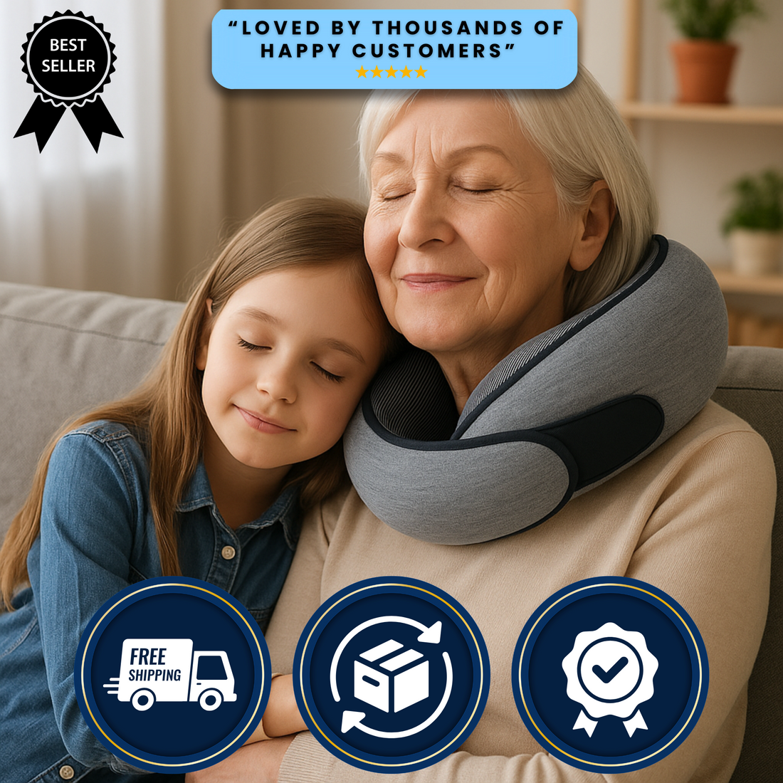 CloudRest™ Therapeutic Neck Pillow