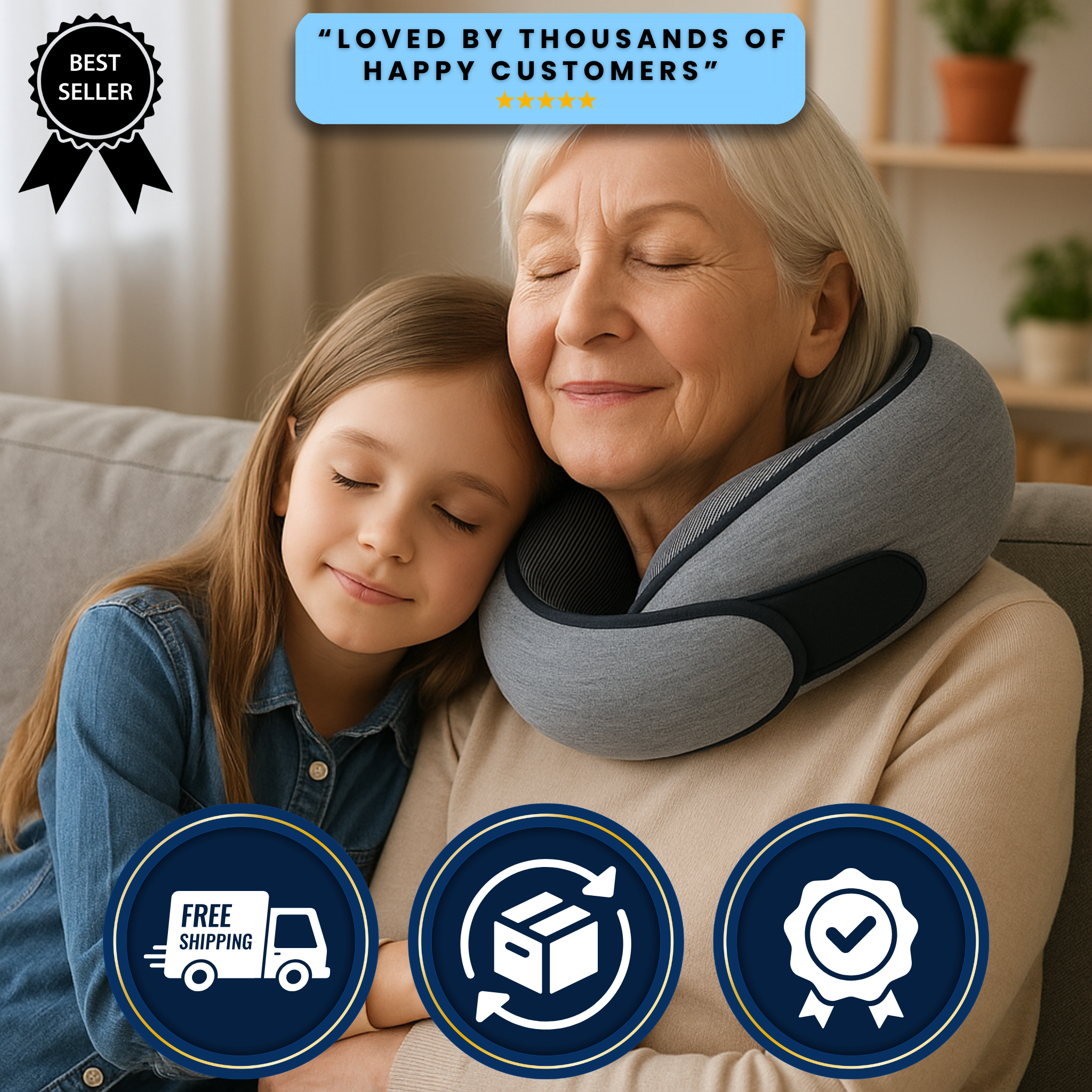 CloudRest™ Therapeutic Neck Pillow